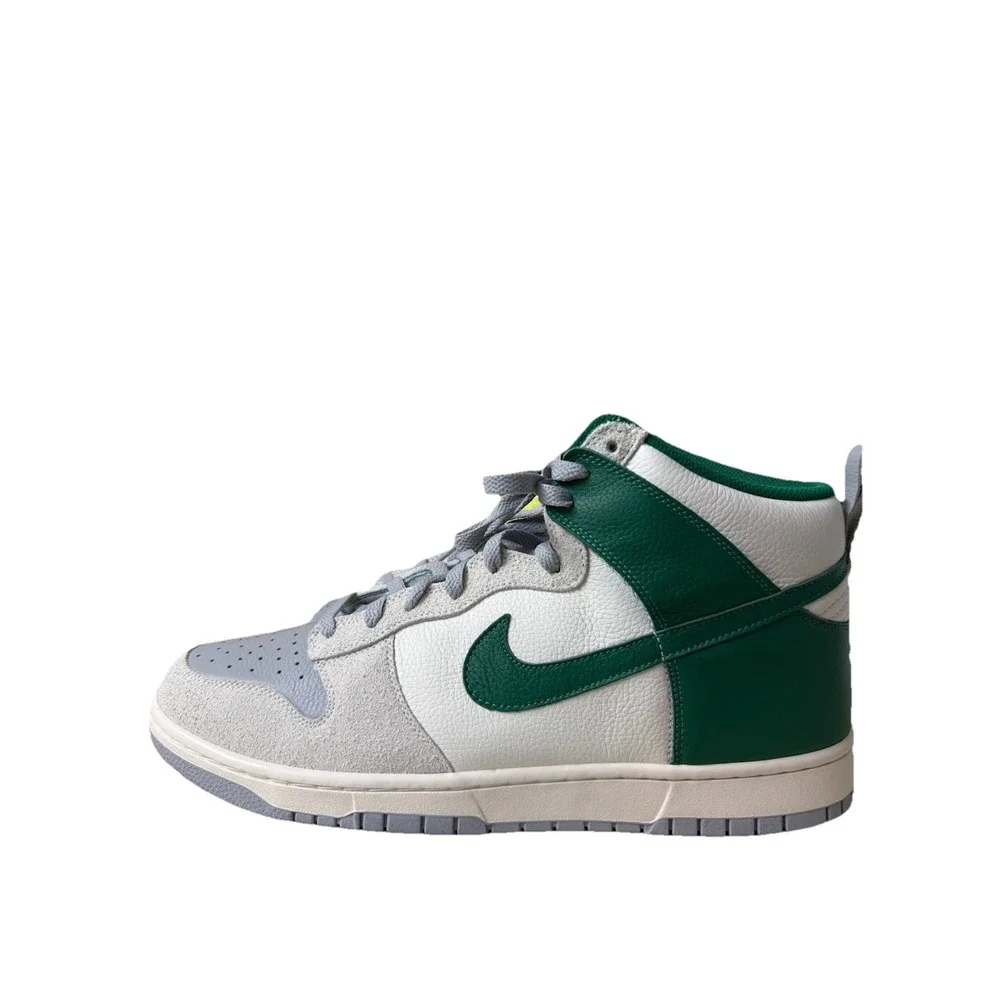 Nike By You Dunk High ID White Grey Green | DV2273-900 Size Men 14/Women 15.5